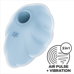 Satisfyer - Cloud Dancer Azul Vibrador Air Pulse | Piumer Erotic