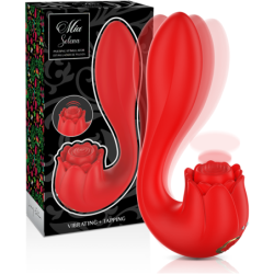 Selena Estimulador Vibrating + Tapping Rojo de Mia | Piumer Erotic
