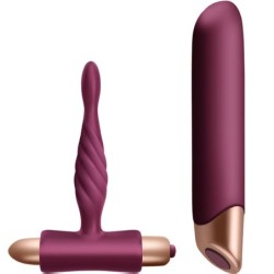 Rapture Kit Vibrador Clásico + Plug Anal Principiantes de Climaximum | Piumer