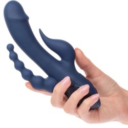 Vibrador Triple Orgasm Azul de Calexotics | Piumer Erotic