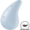Satisfyer - Dew Drop Vibrador Lay-On Azul | Piumer Erotic