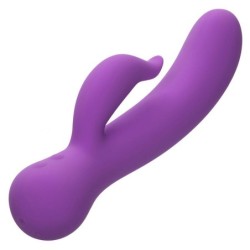 First Time Vibrador Complaciente Recargable Morado de Calexotics | Piumer Erotic