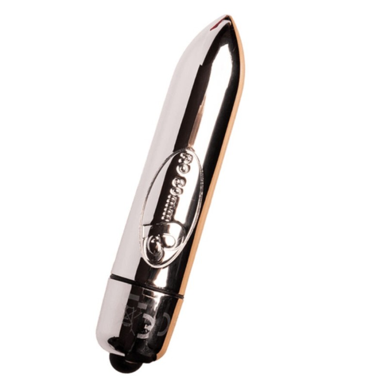 Rocks- Off - Ro-80 Chrome Bala Vibradora Plateado | Piumer Erotic