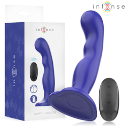Intense - Shorty Vibrador Con Ventosa Azul Control Remoto | Piumer Erotic