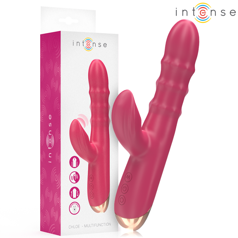 Intense - Chloe Vibrador Multifunción 3 En 1 Rojo | Piumer Erotic