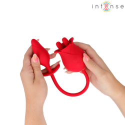 Intense - Melanie Doble Estimulador Clítoris Con Lengua Zigzag | Piumer Erotic