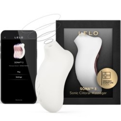 Sona 3 Masajeador Sónico De Clítoris Blanco de Lelo | Piumer Erotic