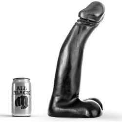 Dildo Realista Negro Fisting 29 Cm de All Black | Piumer Erotic