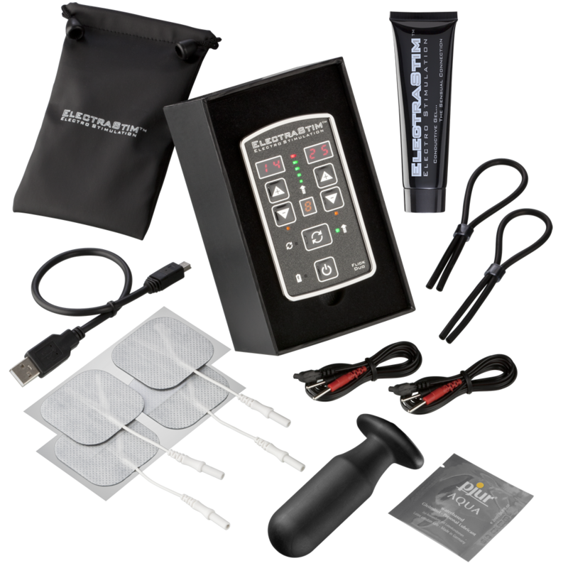 Flick Duo Stimulator Multi-Pack de Electrastim | Piumer Erotic