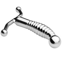 Masajeador Prostático Acero de Metal Hard | Piumer Erotic