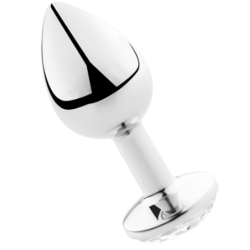 Secretplay - Plug Anal Aluminio Transparente 7 Cm | Piumer Erotic