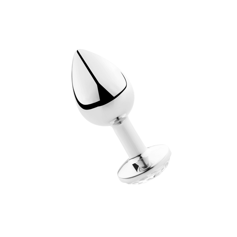 Secretplay - Plug Anal Aluminio Transparente 8 Cm | Piumer Erotic