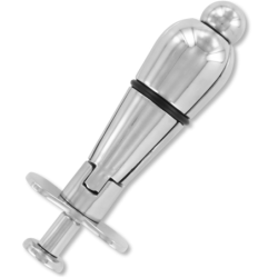Plug Anal Metalico Con Bloqueo de Metal Hard | Piumer Erotic
