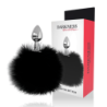 Darkness - Extra Buttplug Anal Con Cola Negro 7 Cm | Piumer Erotic