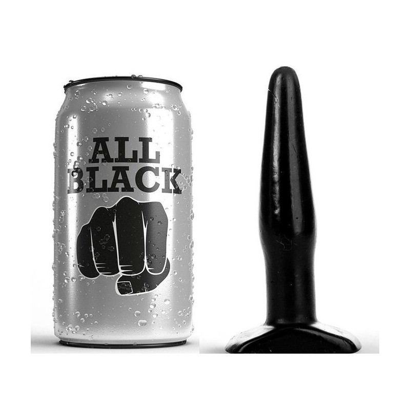 Plug Negro 11 Cm de All Black | Piumer Erotic