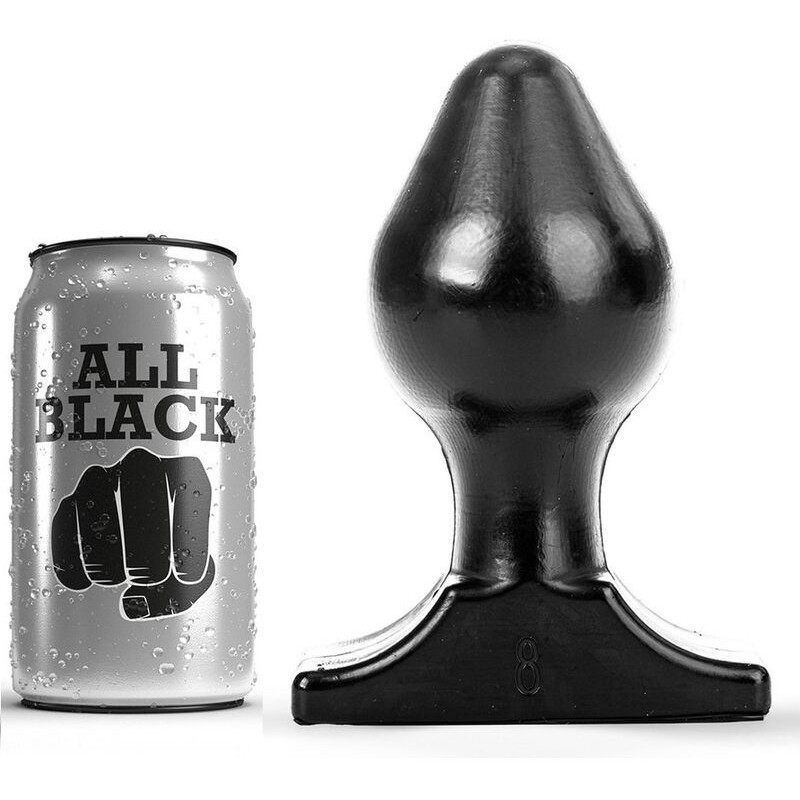Anal Plug 16X8 Cm de All Black | Piumer Erotic