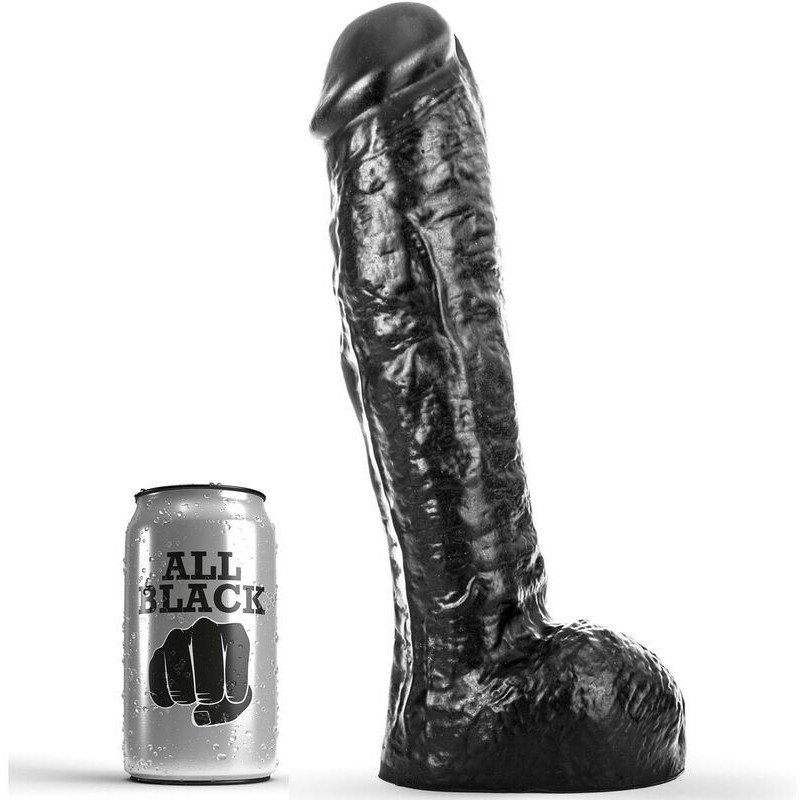 Dong 29 Cm de All Black | Piumer Erotic