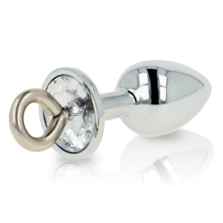 Plug Anal Metálico Con Anilla de Ohmama Fetish | Piumer Erotic