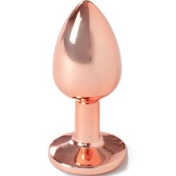Secretplay - Metal Butt Plug Oro Rosa Talla S 7 Cm | Piumer Erotic