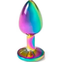 Secretplay - Metal Butt Plug Multicolor Talla S 7 Cm | Piumer Erotic
