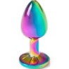 Secretplay - Metal Butt Plug Multicolor Talla S 7 Cm | Piumer Erotic