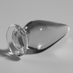Modelo 4 Plug Cristal Transparente 11 Cm -O- 5 Cm de Nebula Series By Ibiza | Piumer Erotic