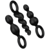 Satisfyer - Anal Plugs Set 3 Pcs Negro | Piumer Erotic