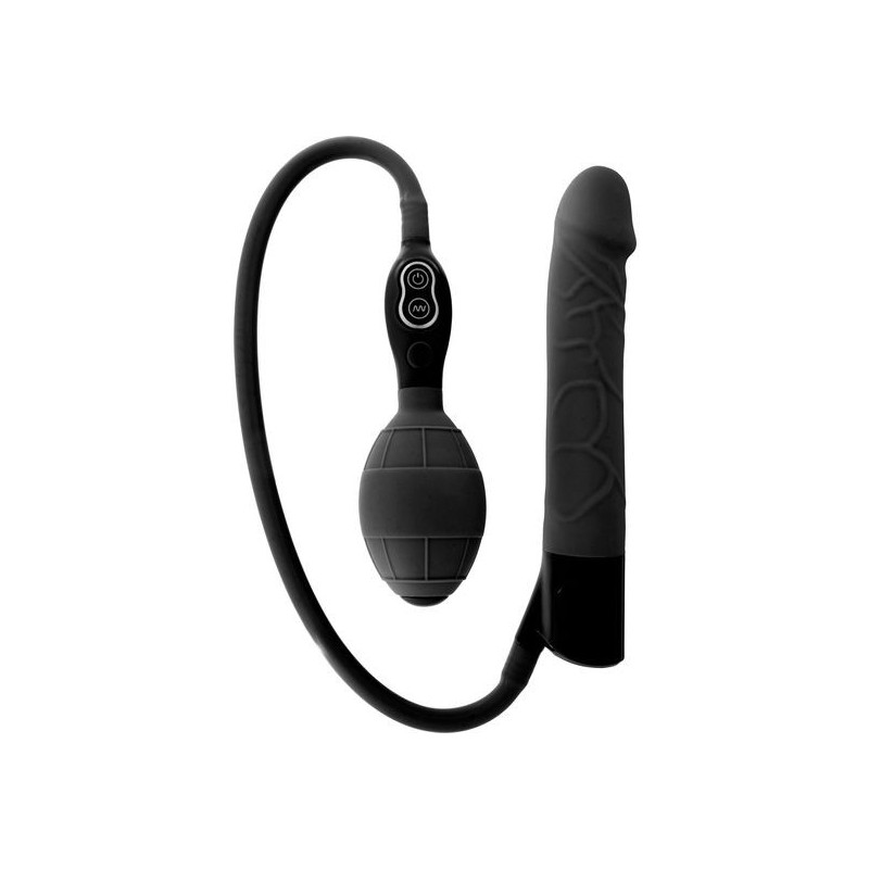 Vibrador Hinchable Negro de Seven Creations | Piumer Erotic