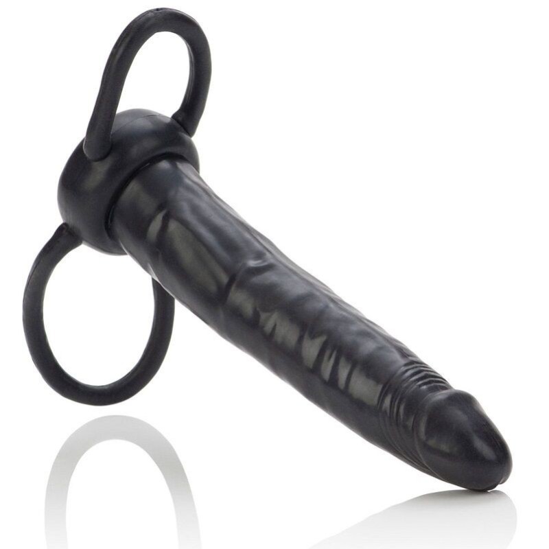 Accomodator Arnés Para Doble Penetración Negro de Calexotics | Piumer Erotic