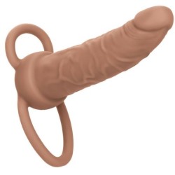 Performance Maxx Doble Penetrador Recargable Piel Moreno de Calexotics | Piumer Erotic
