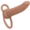 Performance Maxx Doble Penetrador Recargable Piel Moreno de Calexotics | Piumer Erotic