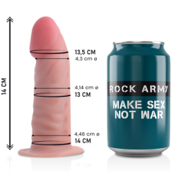 Rockarmy -Tiger Dildo Realista Dual Density14 Cm -O- 4.46 Cm | Piumer Erotic