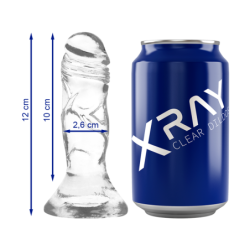 Clear Dildo Transparente 12 Cm -O- 2.6 Cm de X Ray | Piumer Erotic