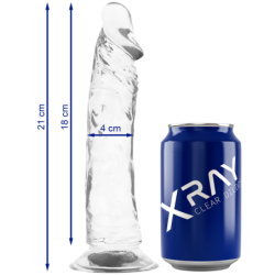 Clear Dildo Transparente 21 Cm -O- 4 Cm de X Ray | Piumer Erotic