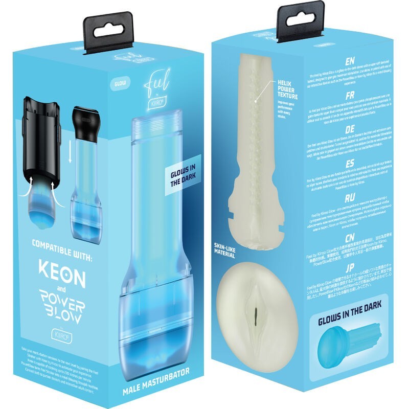 Feel Glow In The Dark Stroker de Kiiroo | Piumer Erotic