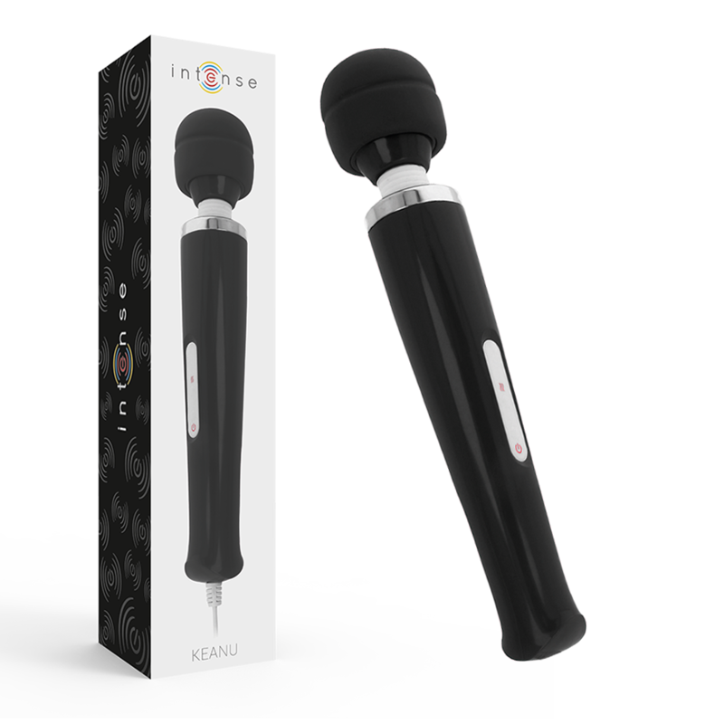 Intense - Keanu Wand Masajeador Negro | Piumer Erotic