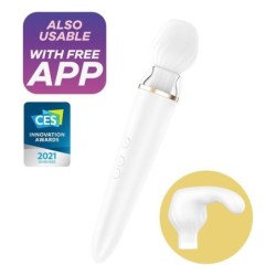 Satisfyer - Double Wander App Blanco | Piumer Erotic