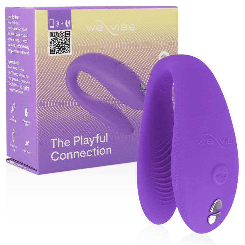 Sync Go Estimulador Dual Violeta de We-Vibe | Piumer Erotic