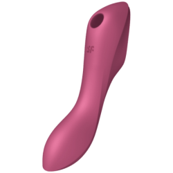 Satisfyer - Curvy Trinity 3 Estimulador Y Vibrador Rojo | Piumer Erotic