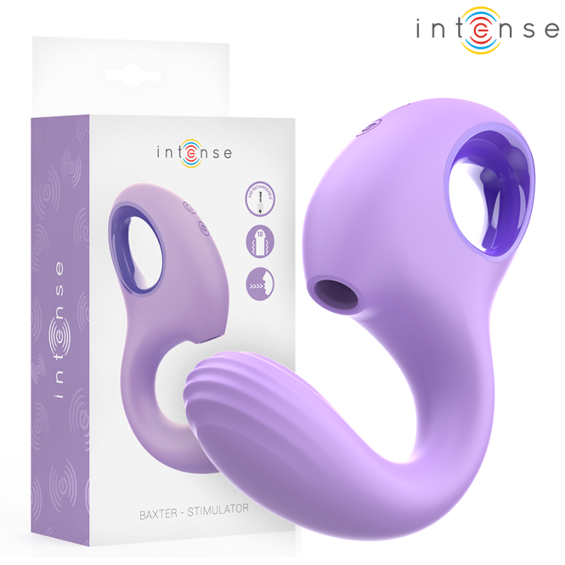 Intense - Baxter Vibrador & Estimulador Violeta | Piumer Erotic