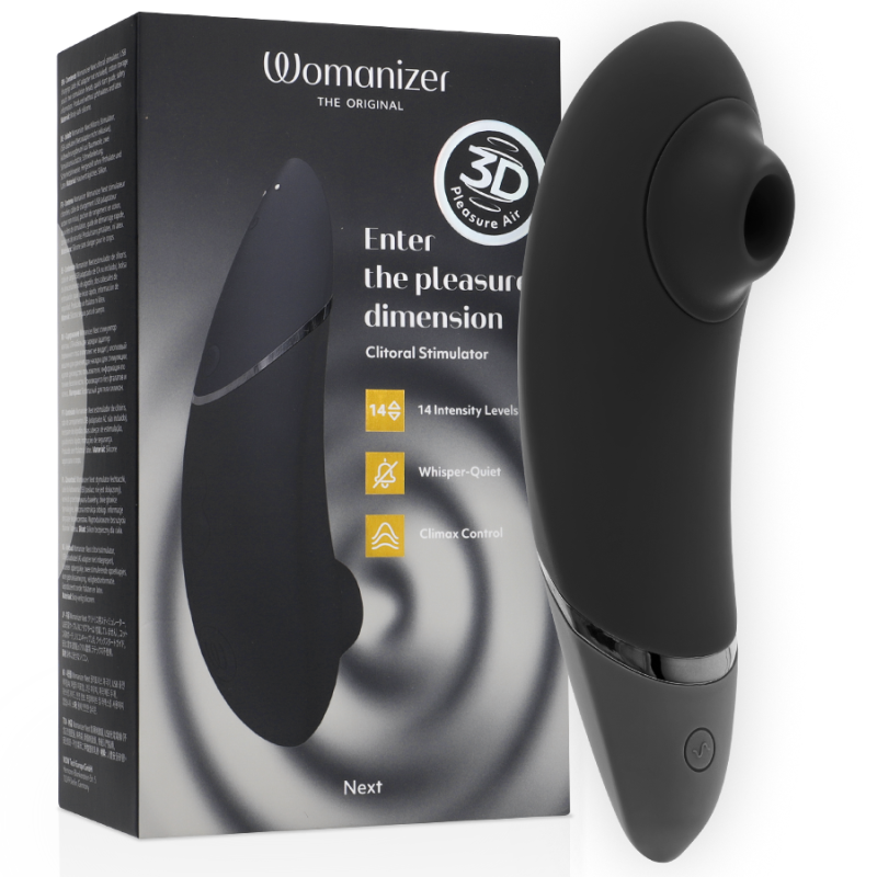 Next Estimulador De Clitorís Negro de Womanizer | Piumer Erotic