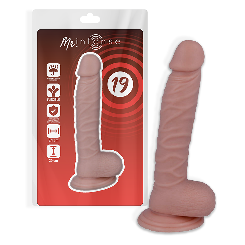 Mr Intense - 19 Pene Realístico 20 Cm -O- 3.1 Cm | Piumer Erotic