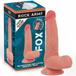 Rockarmy - Fox Dildo Realista Ddual Density Liquid Silicone 19 Cm -O- 3.2 Cm | Piumer Erotic
