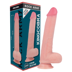 Rockarmy - Kingcobra Dildo Realístico Liquid Silicone 24 Cm -O- 4.77 Cm | Piumer Erotic