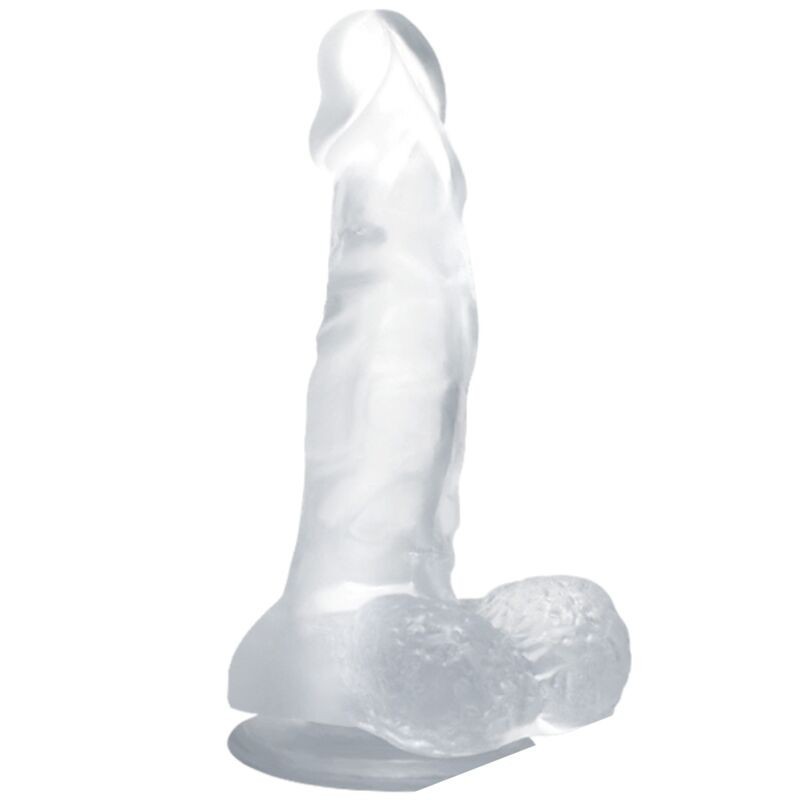 Baile - Dildo Realístico Con Ventosa Y Testículos 16.7 Cm Transparente | Piumer Erotic