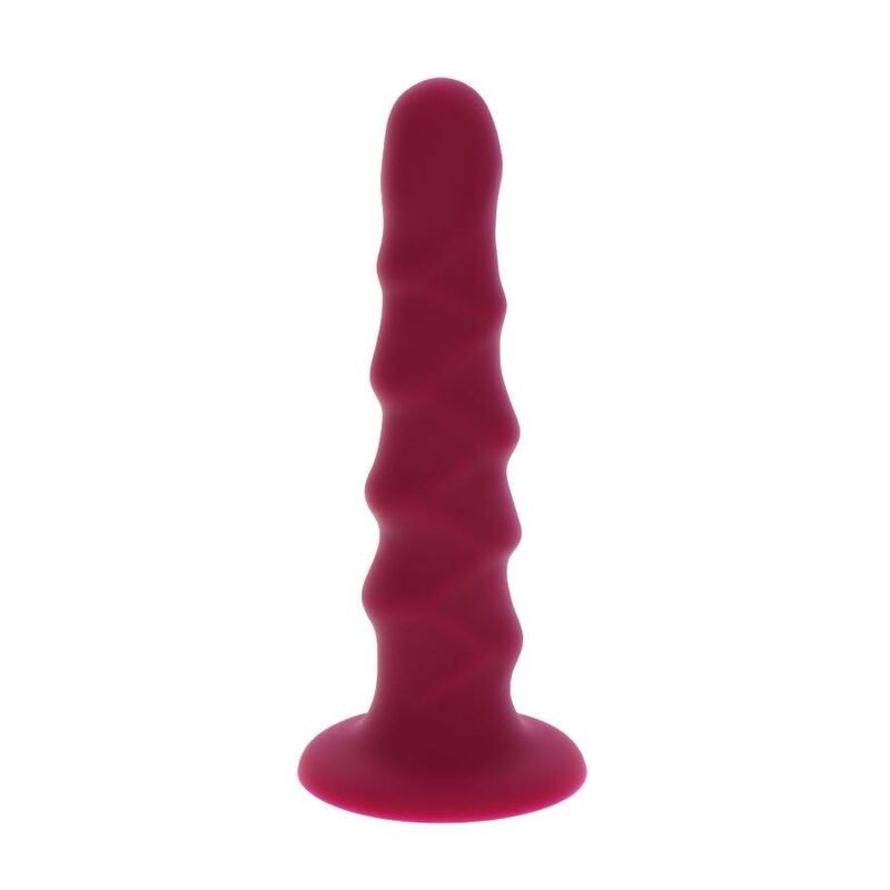 Ribbed Dong 12 Cm Rojo de Get Real | Piumer Erotic