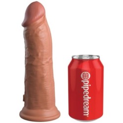 Élite Dildo Realístico Silicona 20.3 Cm Caramelo de King Cock | Piumer Erotic