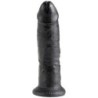 9 Pene Negro 22.9 Cm de King Cock | Piumer Erotic
