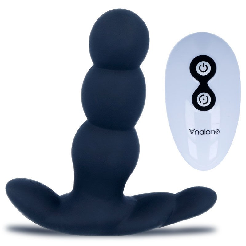 Pearl Vibrador Anal Control Remoto Negro de Nalone | Piumer Erotic