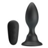 Plug Anal Con Vibración Negro Control Remoto de Mr Play | Piumer Erotic